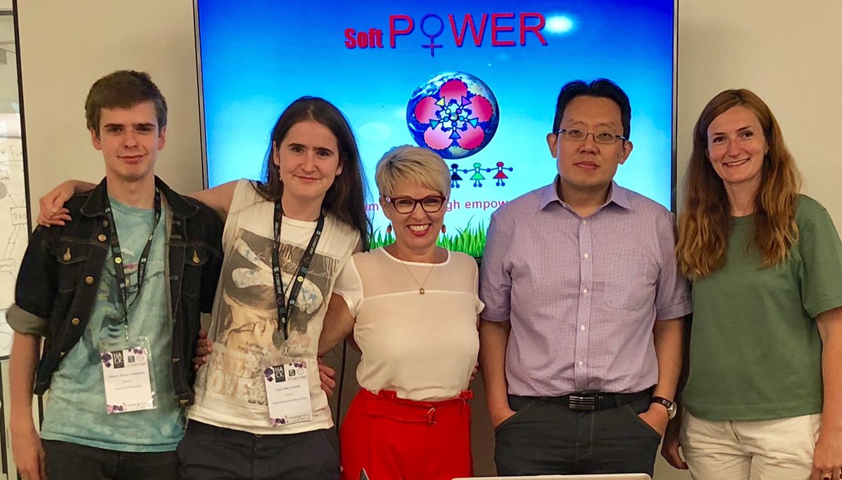 lisagshort's tweet image. SoftPower! A long term and immediate solution to end world hunger, poverty and gender equity!! Goooooooo #HackQuantum #LondonFintech2018!
⁦@ChangerInc_⁩ could fund SoftPower and Educate the community!! So proud of the team and event!