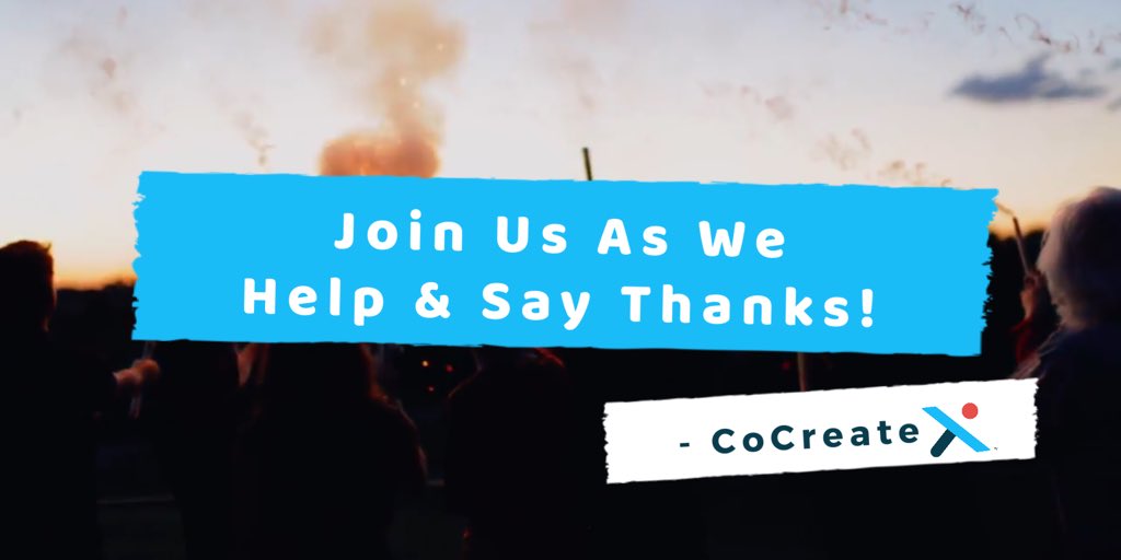 CoCreateX's tweet photo. It's Almost time for CoCreateX THANKATHON! https://t.co/pnFKBbx5rq https://t.co/Vv4JqcZ1jM
