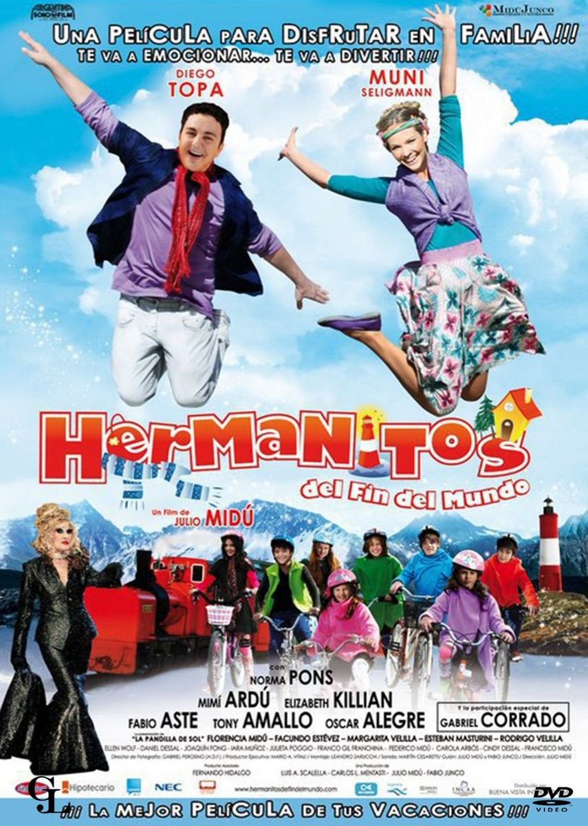 rolandogallego's tweet photo. A las 14 en @CINEAR_ , anticipando las vacaciones de invierno #Hermanitosdelfindelmundo con @diegotopaok @soymuni @gabycorrado y elenco https://t.co/kRdKdyCUP1