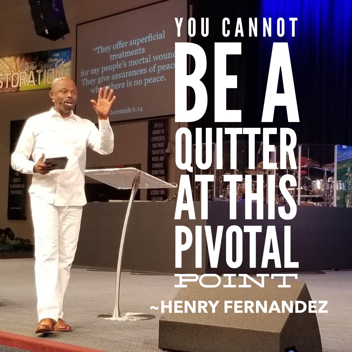 HenryFernandez's tweet photo. You cannot be a quitter. It doesn’t matter how tough things get. This moment requires that you persevere and keep moving forward.
#apivotalpoint #consecrationmonth #HenryFernandez https://t.co/uFJtEsnLh4