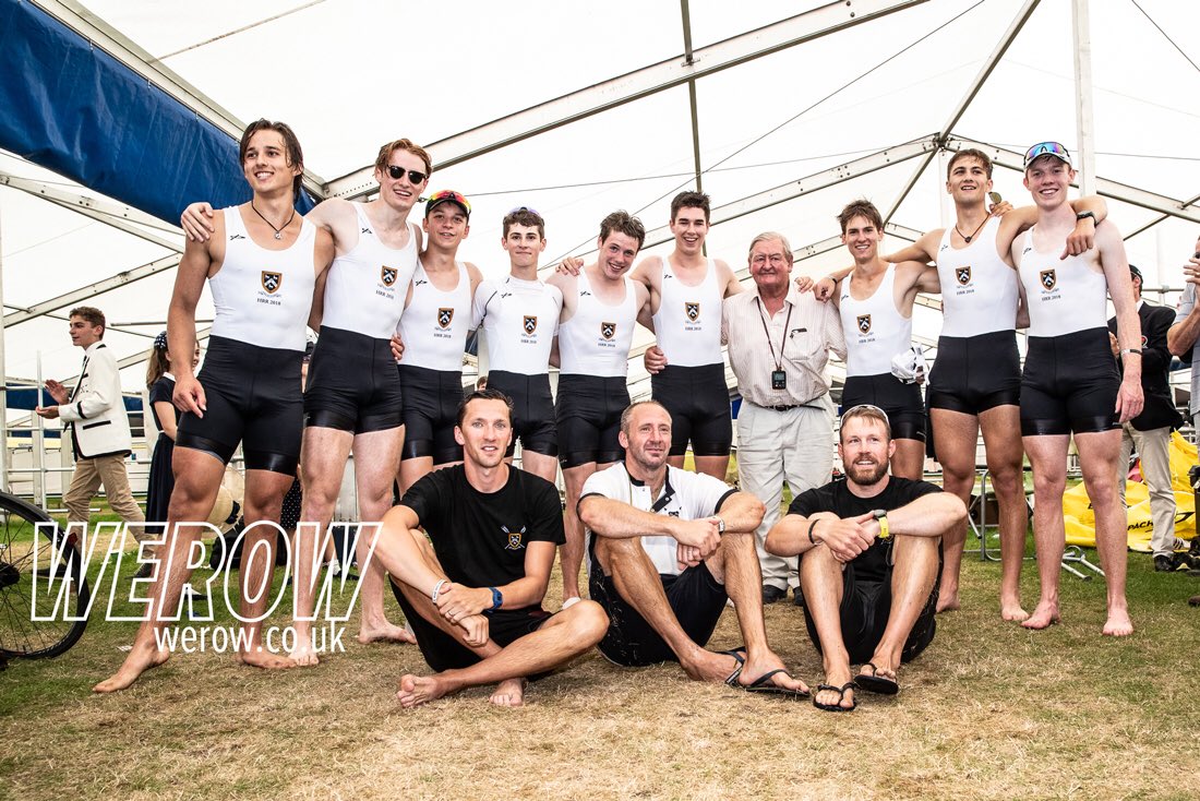 WEROW_Life's tweet photo. St Pauls take 11 seconds off the PE record at Henley making Bobby Thatcher &amp; Donald Leggit the hottest property in rowing #hrr  #HRR18 #henley #rowing https://t.co/EKFUsTcaWD