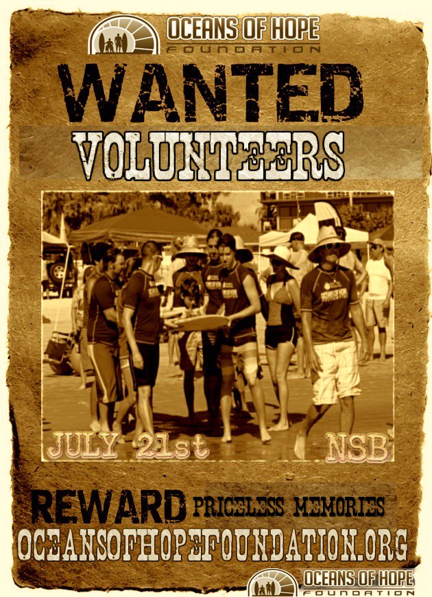 OceansofHopeFd's tweet photo. #WANTED #VOLUNTEERS #OOHF #SUMMERSURF July 21st in #NSB https://t.co/JYdDsNNtJ7 https://t.co/taCHHx48Dd