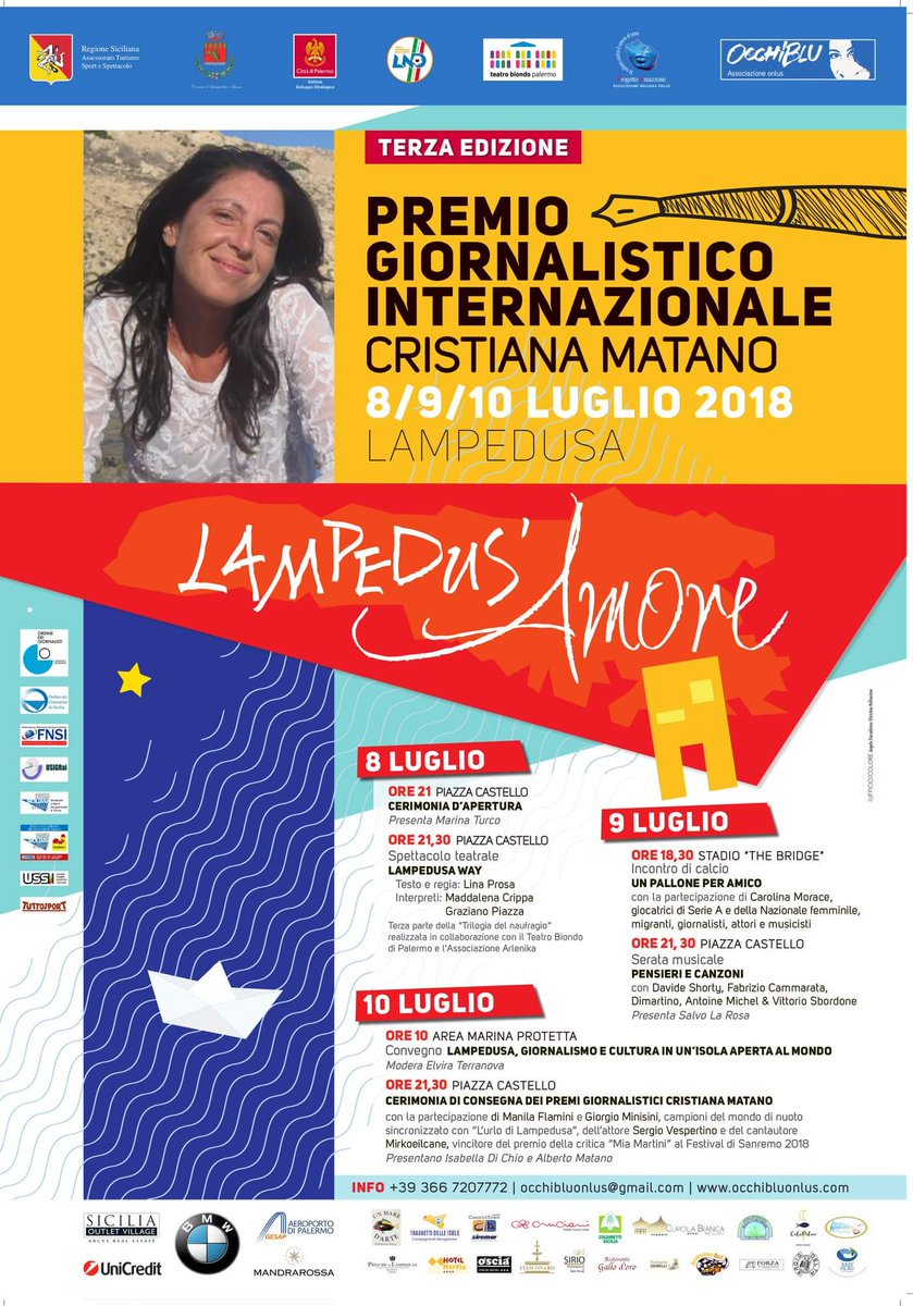 Nel blu così intenso come gli occhi di #CristianaMatano spicca il Tricolore delle #Frecce. Dedicato a Cristiana 😘 #premiogiornalisticointernazionale #occhiblu <a href="/lampedus/">Lampedus'Amore</a> #LampedusAmore #Lampedusa #Aeroporto #Palermo