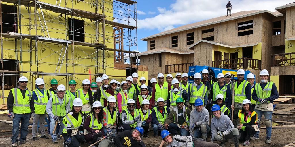 WeAreCisco's tweet photo. The #Cloud Ready Network Team spent some time being a "House Ready Team" #givingback for @Habitat_org - thanks @bhavana_rules for sharing your experience (and "hi" to the Cisconian on the roof!) https://t.co/QsUCxuRDdy