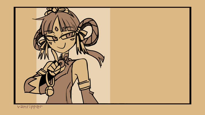 Her Benevolence, Priestess Rayfa. I swear, Phoenix Wright series only gets better and better in the art of waifu making. 
