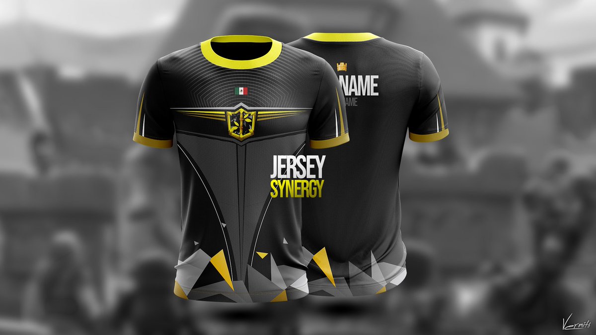 Presentamos el diseño oficial de las camisetas deportivas de Synergy México, MUY PRONTO A LA VENTA. 
Agradecemos a @Vermith_Gfx  por el diseño, recomendado, económico y comprometido.