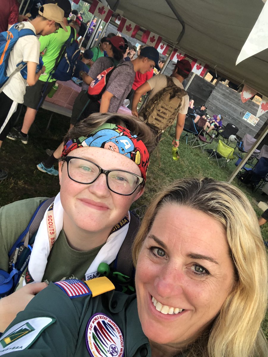 omccullo's tweet photo. #Crew425 takes on #VenturingFest after the #PhilmontScoutRanch fire cancellations caused Plan B @BechtelSummit https://t.co/KZ6Sj4gcTj
