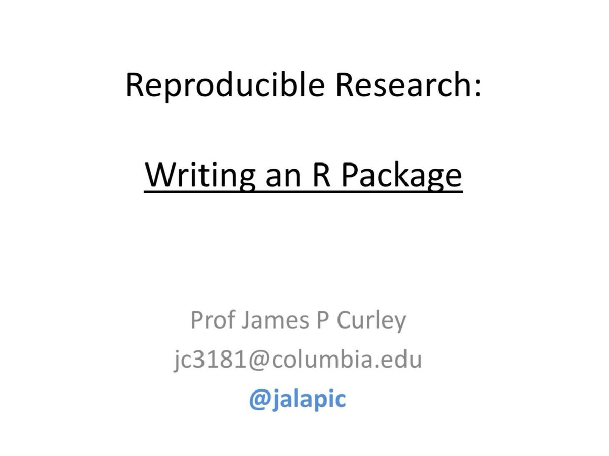 reproducible research: writing an R package