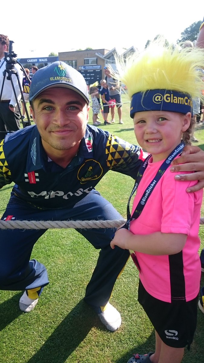 Great day at @GlamCricket today! Shame about the result- the kids love meeting the players though! @ColinIngram41 @AneurinDonald12 @kirancarlson