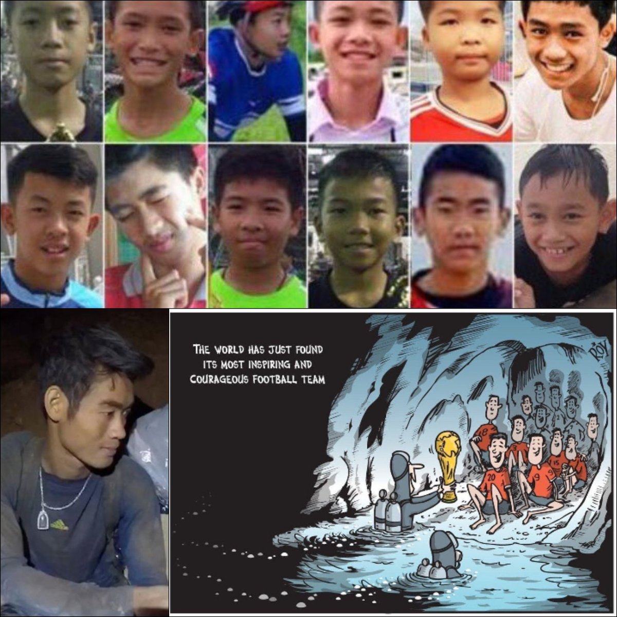 77redwood77's tweet image. Humanity ❤, it&apos;s still alive ❤
One world, supporting One team 🙌🙌🏻🙌🏼🙌🏽🙌🏾🙌🏿 #ThaiCaveRescue