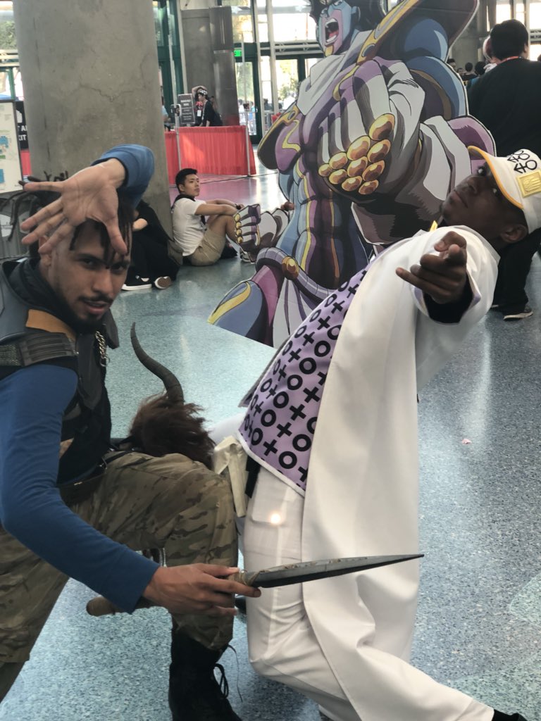 UnRooolie ➆ على X: Killmonger busting out Jojo poses with Jotaro