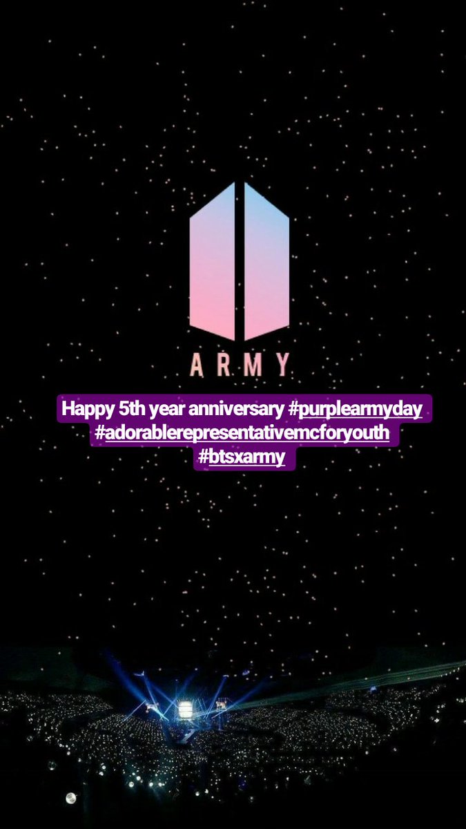 Happy5thyearsAnniversary #PurpleARMYDay #BTSxARMY <a href="/BTS_twt/">방탄소년단</a> 💜💜💜💜💜💜💜