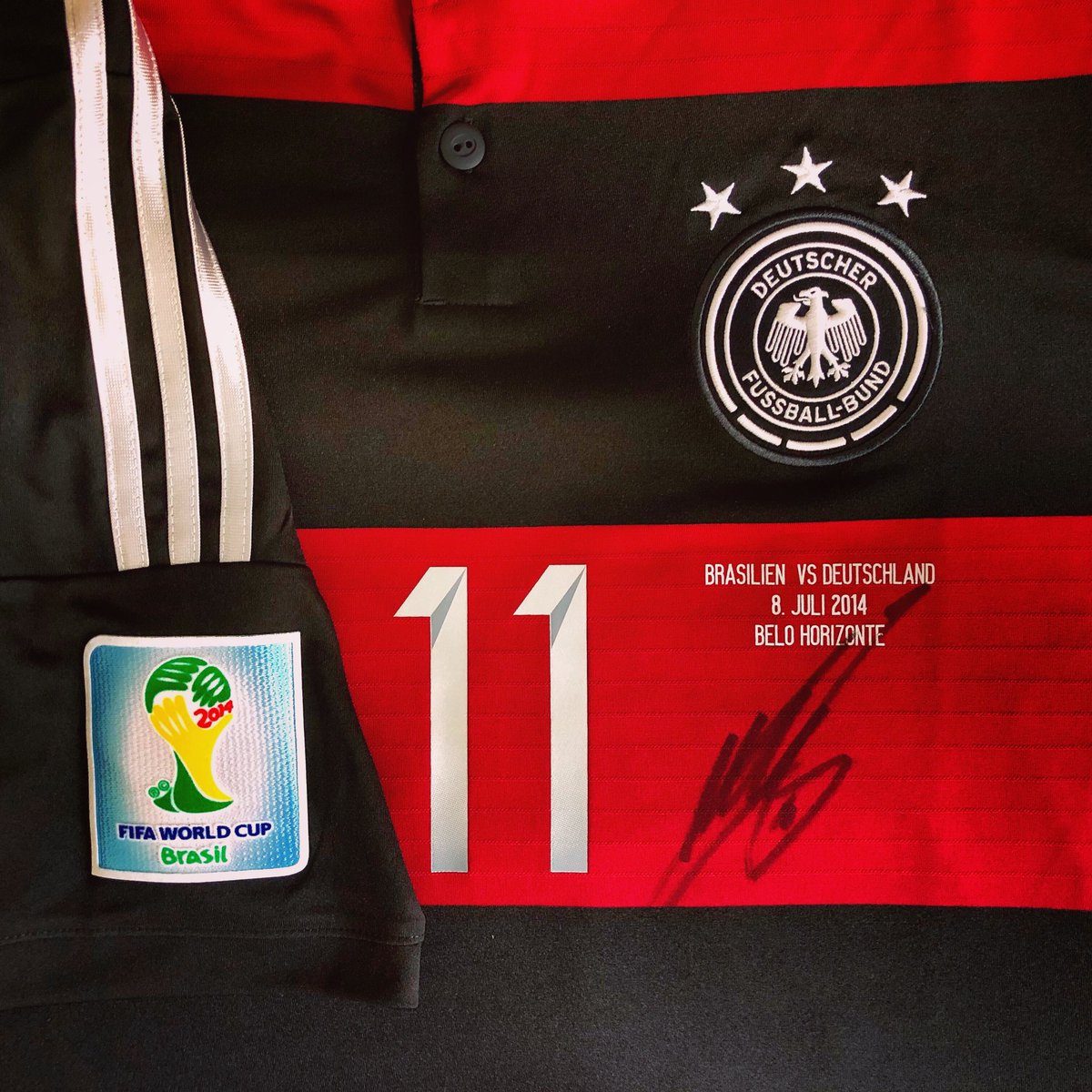 Exactly four years ago: #BeloHorizonte #BRAGER 1:7 #WorldCup2014 #DFBteam @DFB_Team #MiroslavKlose