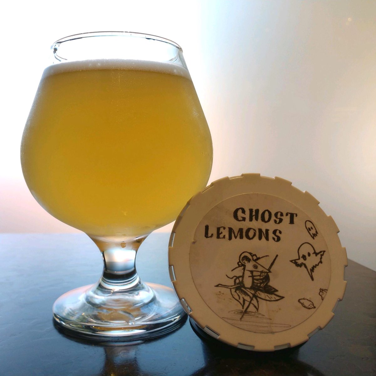 Currently on our rotating draft in Lakeview...in collaboration with @allagashbrewing, @offcolorbrewing introduces Ghost Lemons, Wild Wit Beer. This is a funky wit featuring a blush of summer peach, preserved lemon, and marmalade with kiwi, and hay. 🍻