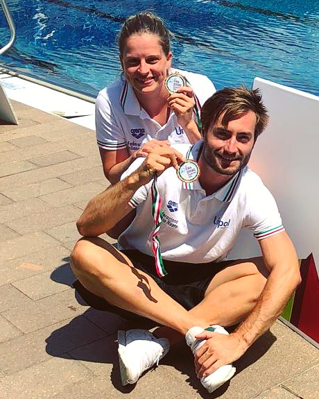 emidiving's tweet photo. una domenica speciale!🥇🇮🇹👏🏻 #GrandPrix #bolzano #Gold #mixedsynchro #platform https://t.co/n21NsmDDN7