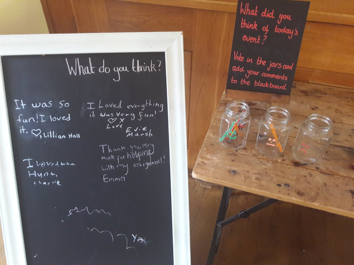 Thank you to all our visitors @SulgraveManor today! Some lovely comments from our younger visitors. ☀️ 👍 ☀️ #informallearning #familyfriendly #familyfun #evaulationinspiredby @Culturallearner @sandfordcascade