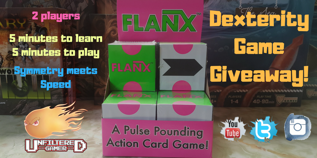 marciojllopes's tweet photo. Enter to win Flanx, a card game by @LarkandClam! via @unfilteredrng #boardgames #giveaway https://t.co/syMa8KyHmR https://t.co/l9z1QKscI2