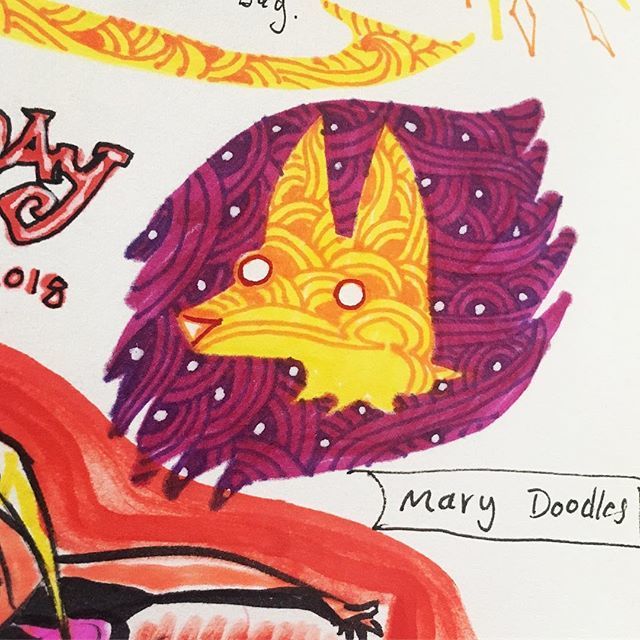 marydoodles's tweet photo. Doodling my dog and realizing she is some kind of desert spirit animal. —— #drawing #sketchbook #doodle #sharpiedoodle #petsketch #yellow #purple #psychedelicart #sharpie #markerdrawing #pattern #handdrawing https://t.co/H44eyFt8H9 https://t.co/gOdNifkENM
