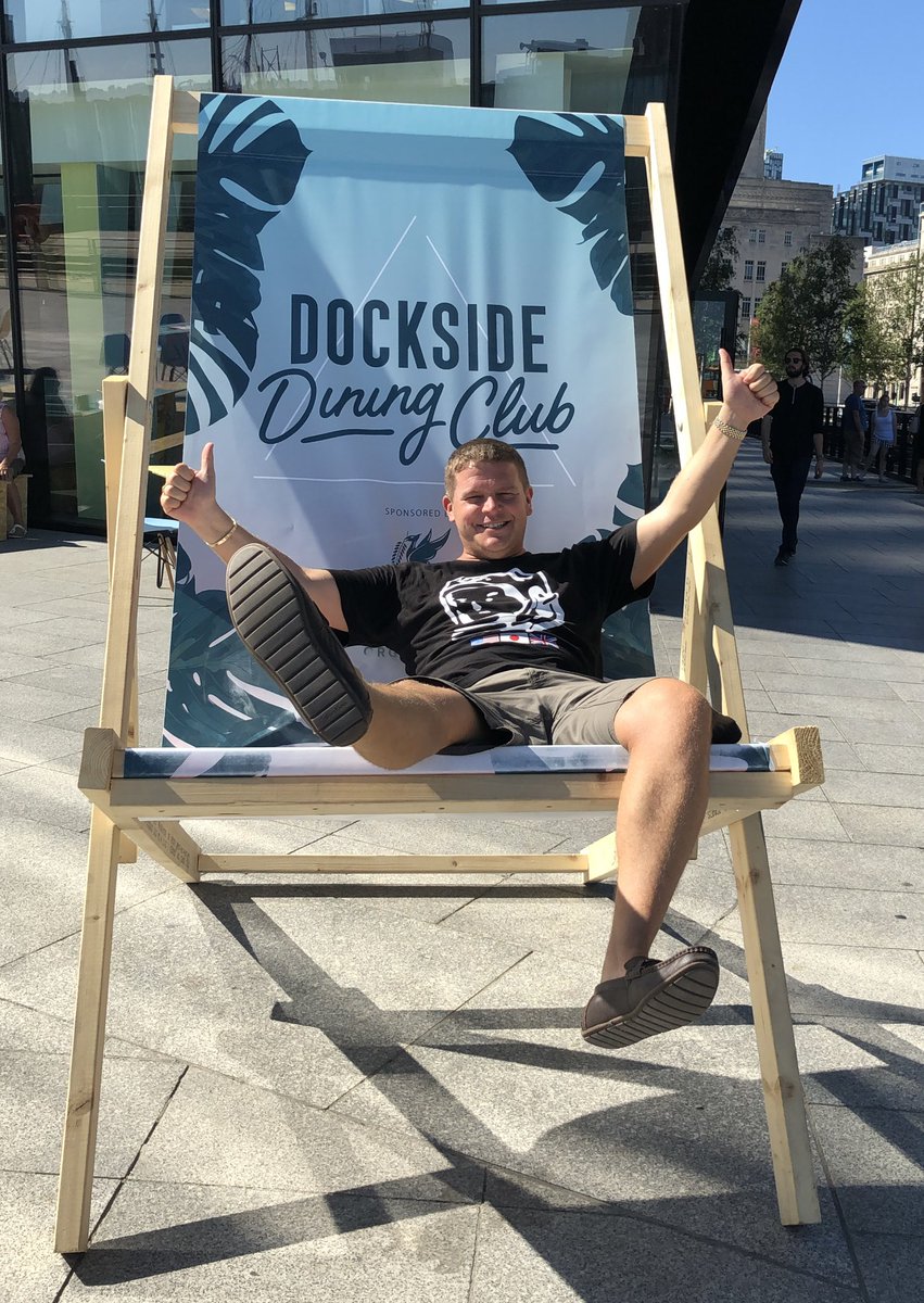 BUSAPAR3's tweet photo. What a lovely day in he ☀️ #liverpool #DocksideDiningClub @DocksideDClub #food #drink a must visit!! #foodporn wow wow wow https://t.co/I3mR1tDKOI
