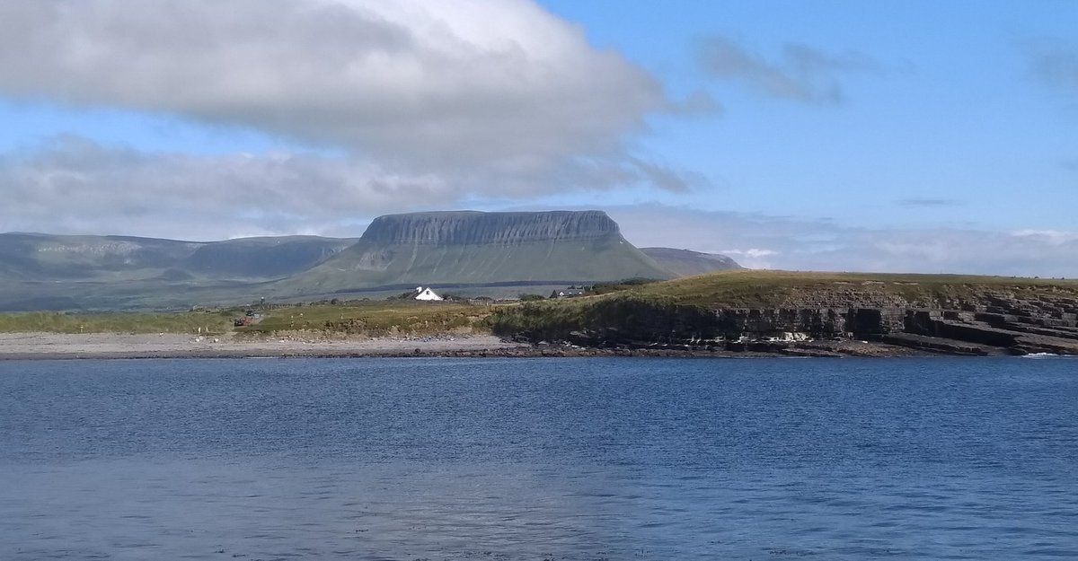 mstinson1871's tweet photo. Not a bad spot for a sunny Sunday afternoon picnic!
Fossils at our feet, #Benbulbin to the south with #Inishmurray & #SlieveLeague to the north...
#Sligo #Leitrim #Donegal https://t.co/OX9zLhu6Dq