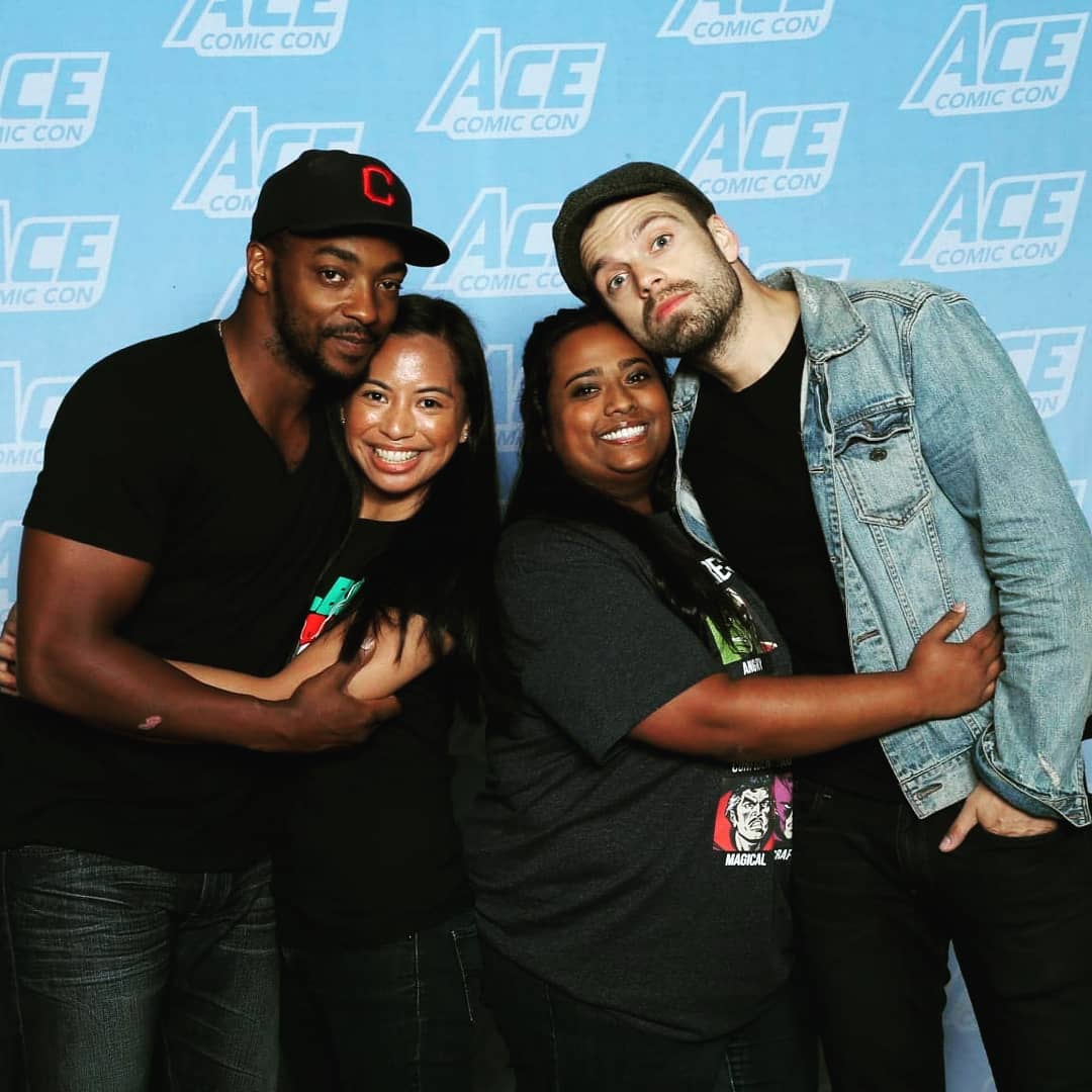 beach_angel05's tweet photo. #Happybirthday to one of my favorite fangirls, @catsiena! I can't wait to experience many more shenanigans and have more epic concert moments with you!!! ♥️🎉👯‍♀️

#fangirls #comicon #olddominion #watershed #anthonymackie #friends #seattlecrew #ktbspa #bsb https://t.co/mZsF44f05v