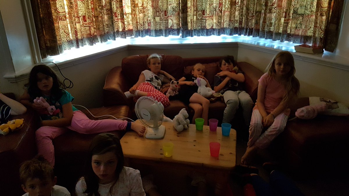 TAMissRitchie's tweet photo. Relaxing on our last night with a movie. I think we will all sleep well tonight. @GrasmereAcademy @GASquirrels https://t.co/APL72MlX1s