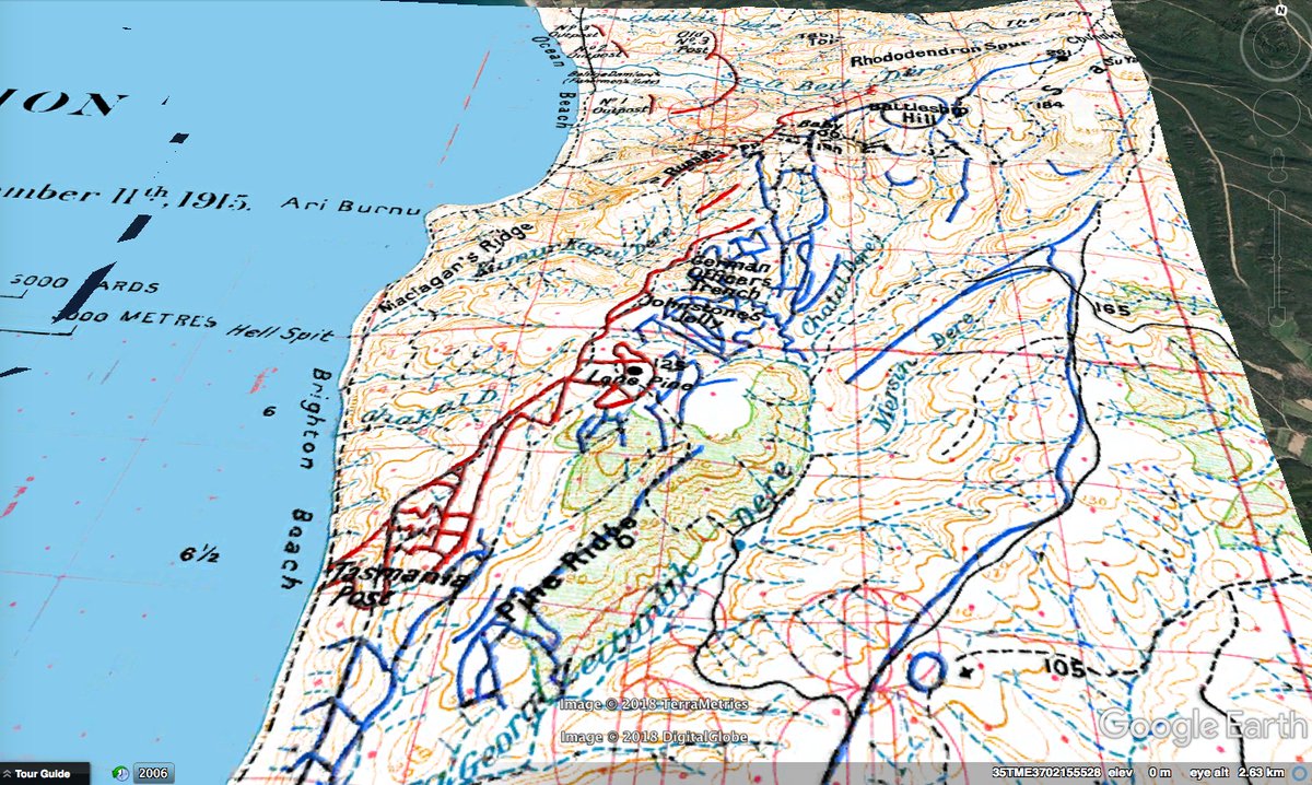 Erik Villard The Dmh At Cmh On Twitter Map Of Anzac Cove Area During The Gallipoli Battle 11 Dec 1915 Digital Work By Erikthehistorian Erik Villard Wwi Ww1cc Awmemorial Https T Co Vc9gtca1th