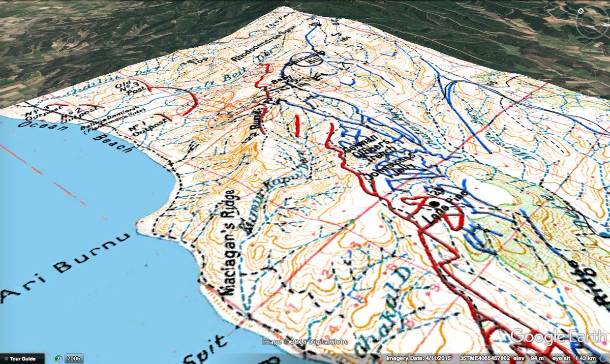 Erik Villard The Dmh At Cmh On Twitter Map Of Anzac Cove Area During The Gallipoli Battle 11 Dec 1915 Digital Work By Erikthehistorian Erik Villard Wwi Ww1cc Awmemorial Https T Co Vc9gtca1th