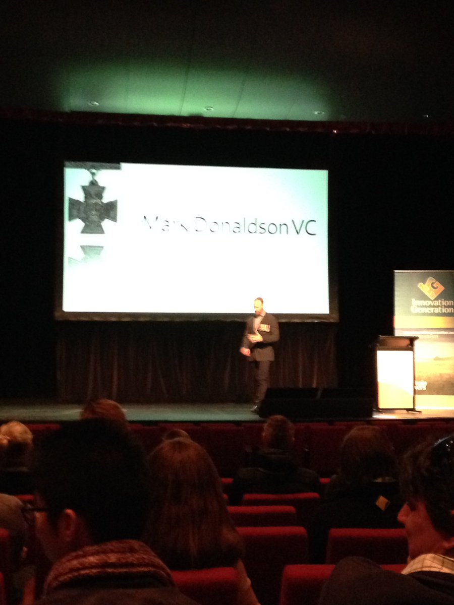 Great speacker at #IG18 Mark Donaldson compared dodging bullets are easier than filling in a Medicare form