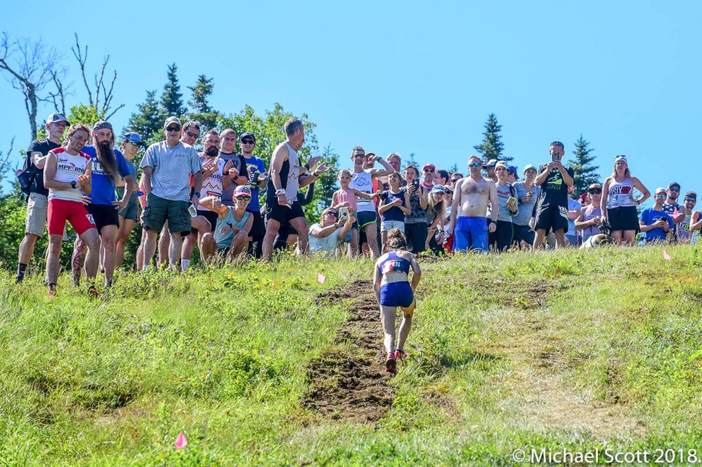 .<a href="/alliemc3/">allie mac</a> dominated the <a href="/USATF/">USATF</a> Mountain Championship, winning by almost 90 seconds in 57:45 for 6.6 Miles up Loon Mountain.