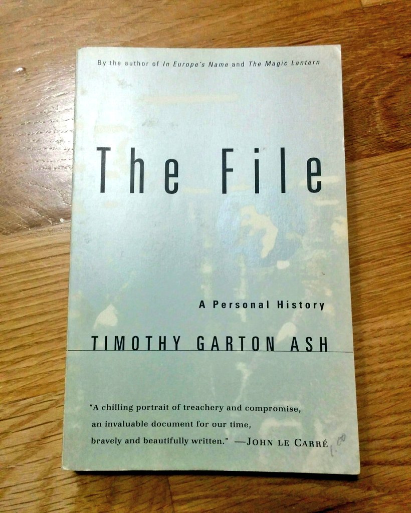 35. How is it to remember one's youth based on what an all-surveilling intelligence agency has on you? In 1993, TGA discovered that the Stasi had a file on him from his student days in Berlin, 1978. It watched him & kept meticulous details acting as a sort of Facebook w/ torture.