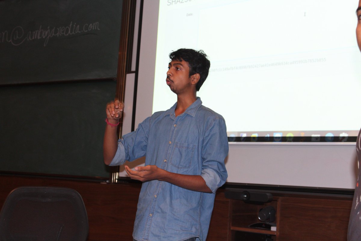 SayantanHack's tweet image. #Blockchain_Business_Application was organized by #FacebookDevCircleKolkata at @AmbujaNeotia  delivering some talk on #BlockchainDemo &amp;amp; uses . Thanks @sabyasachi_uni da