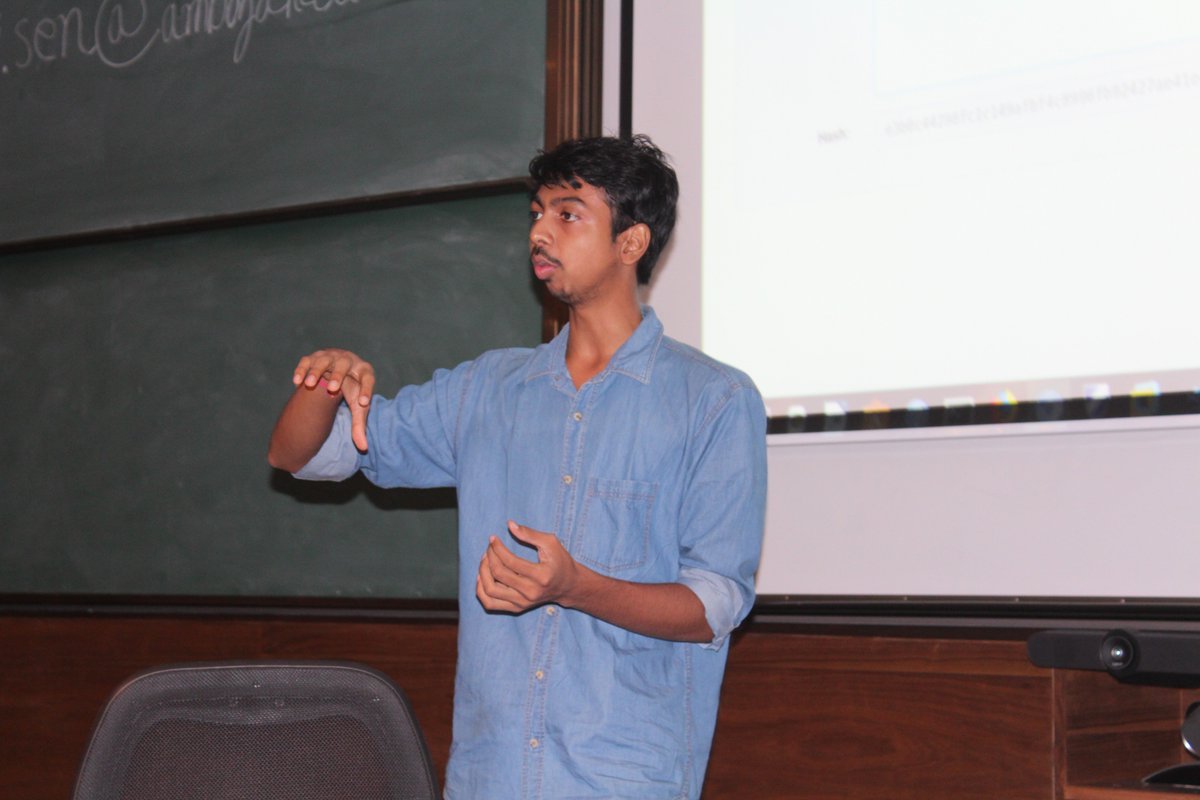 SayantanHack's tweet image. #Blockchain_Business_Application was organized by #FacebookDevCircleKolkata at @AmbujaNeotia  delivering some talk on #BlockchainDemo &amp;amp; uses . Thanks @sabyasachi_uni da