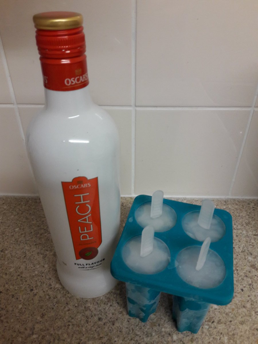 These #Schnapps ice lollies are lovely. Helps you sleep but you wake up pissed 🤤