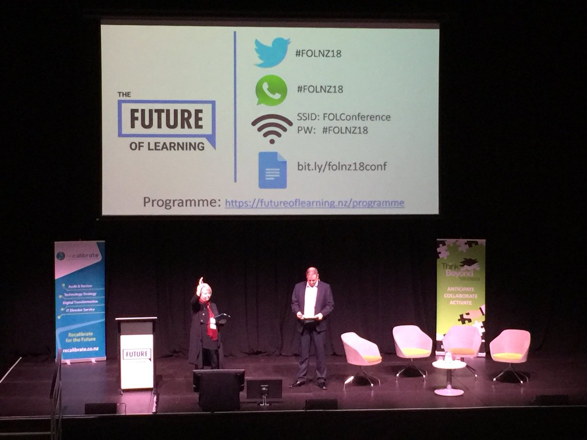 Robnnz's tweet photo. Looking forward to a future focussed day at #folnz18 https://t.co/yHcJTNYYnT
