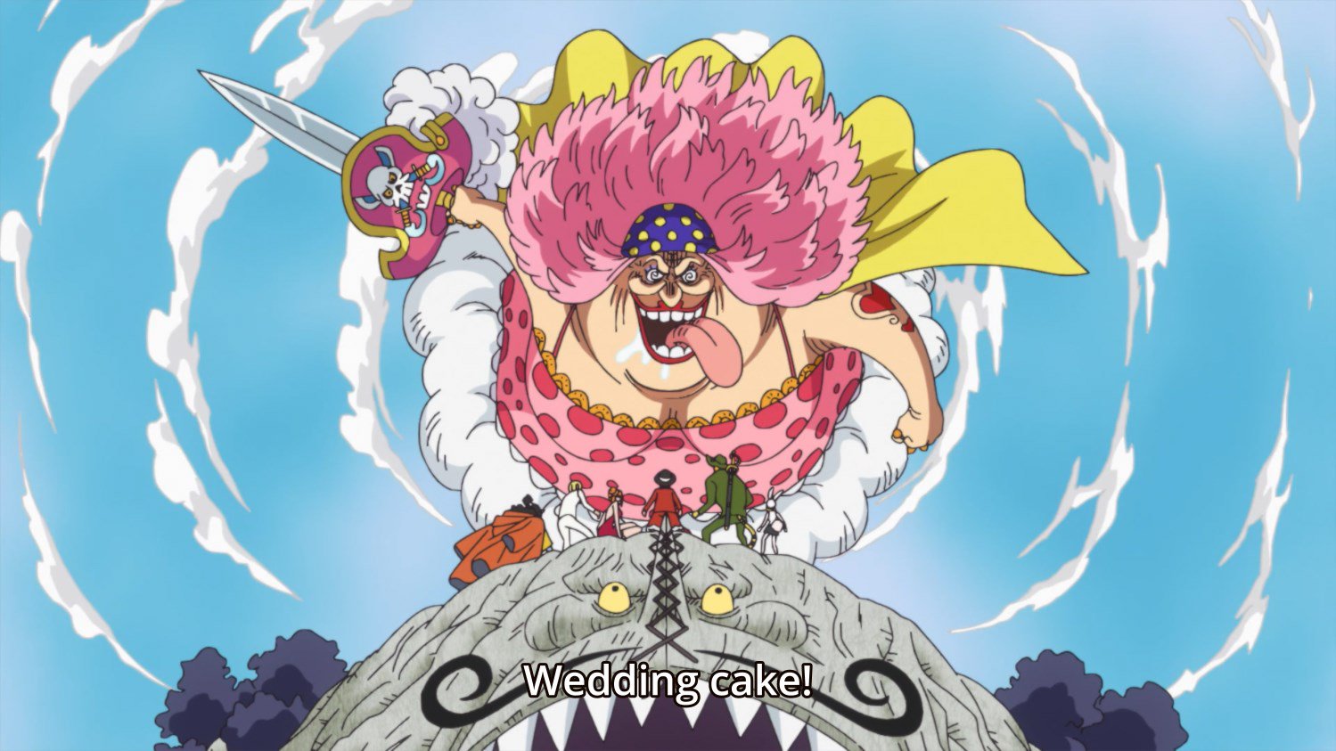 Murad One Piece 844 Momzilla On The Loose Ain T A Thing Stopping This Monster Save For Some Kitchen Ingredients Toei Won T Even Have To Pay Big Mom S Voice Actor Anymore