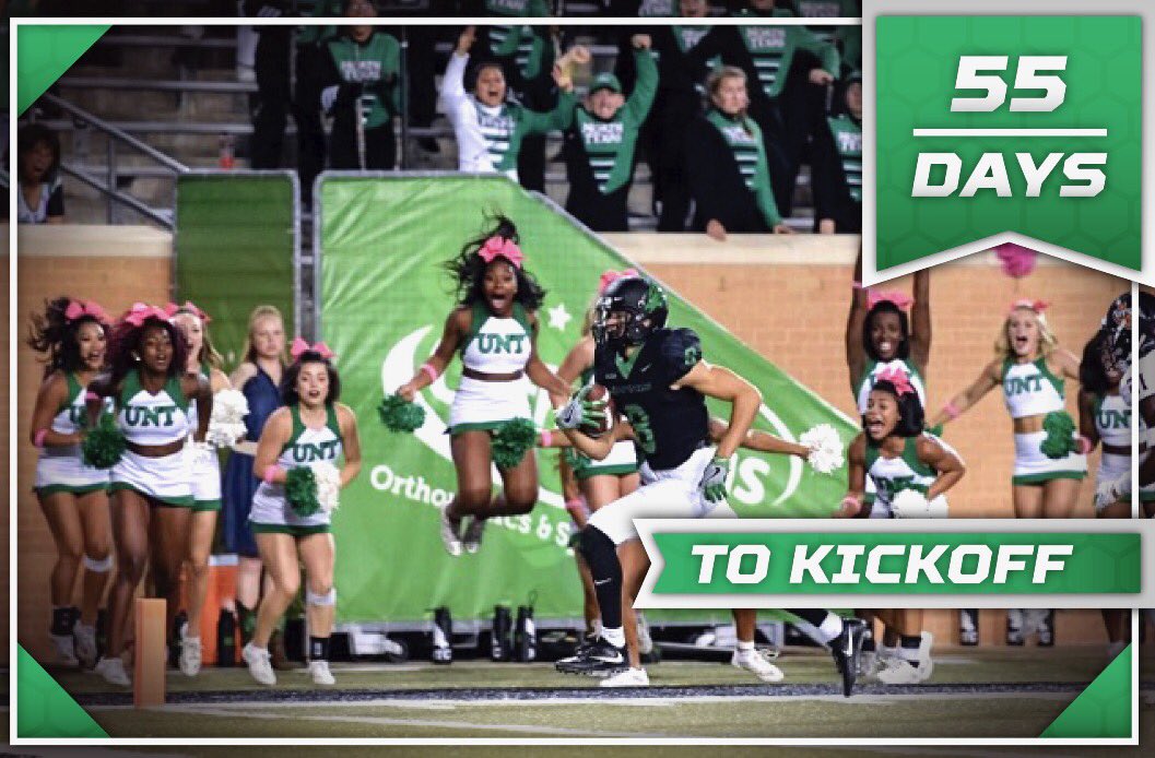 MeanGreenSports's tweet photo. 55 days. 

#FillApogee #GoMeanGreen https://t.co/oAUd5IzzAW