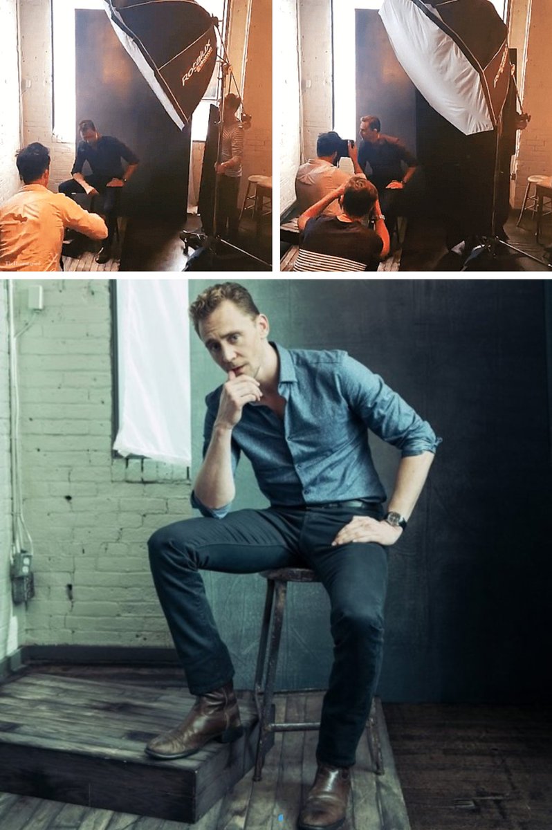 Behind the scenes of The HollywoodReporter’s photoshoot with #TomHiddleston #ElizabethOlsen and #MarcAbraham (plus Luke being the perfect photographer’s assistant) TIFF 2015
#ISawTheLight

📷 allthehiddlethings.tumblr.com/post/175577264…