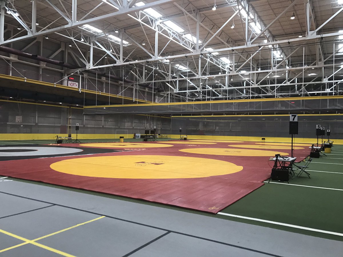 CYWrestle_KD's tweet photo. First Team Camp at Iowa State starts tonight!  First whistle at 7:30 pm.  Follow on @trackwrestling https://t.co/DkSlGtyRXM