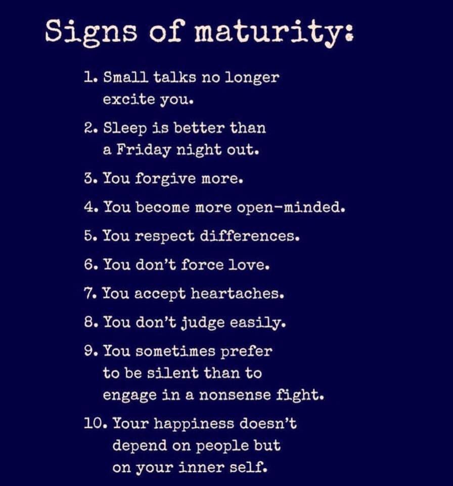 ama_pm's tweet image. #signsofmaturity