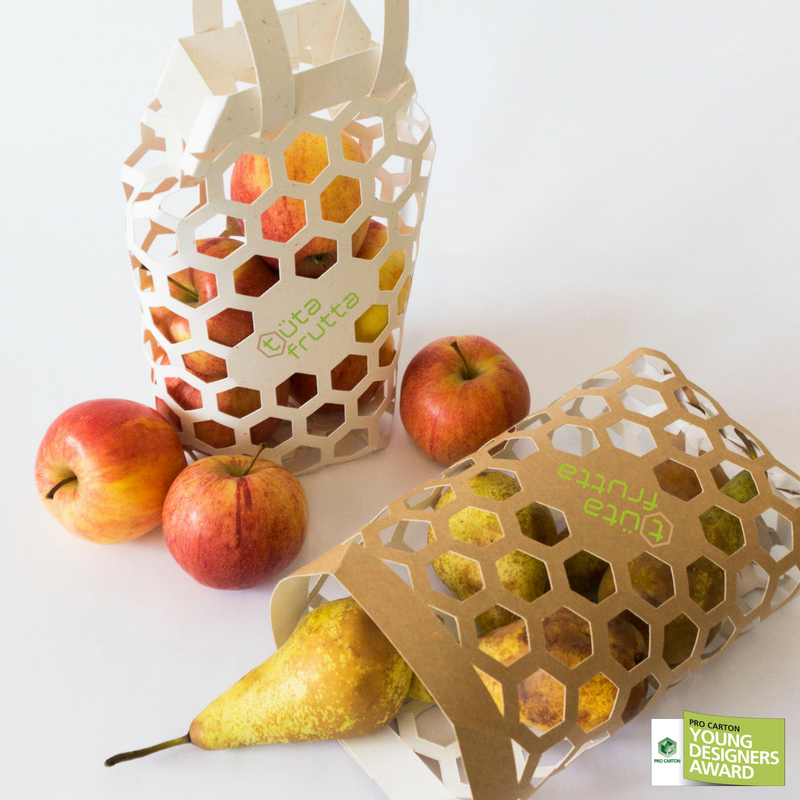 Pro_Carton's tweet photo. An apple a day keeps the doctor away! #WednesdayWisdom We’d love to see more sustainable #packaging solutions for the fruit & vegetable department like this one. It was inspired by honey combs! #pcyda Vote for it today! https://t.co/1xGhmhH24g #packaging #Vienna https://t.co/II75pLXwYk