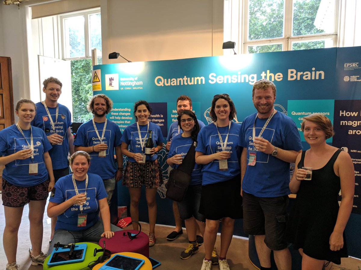 sensingthebrain's tweet photo. Thank you everyone for a fantastic #summerscience week @royalsociety! @InstituteMH @UoN_Physics @WCHN_UCL https://t.co/75WJwRKDZO