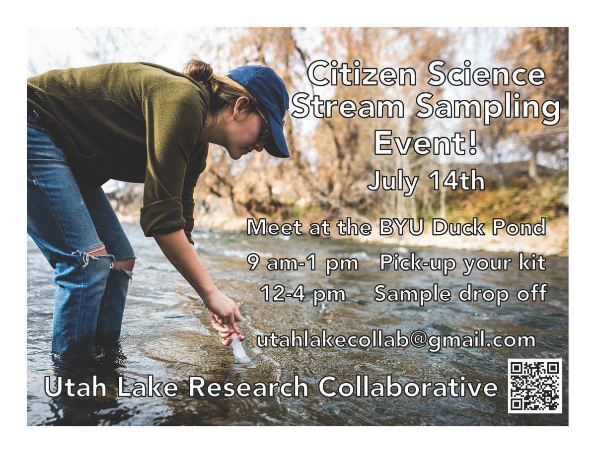 thermokarst's tweet image. Come collect a water sample to help clean up Utah Lake on Saturday July 14th. #besafehavefun #saveUtahLake utahlakecollab.wixsite.com/utahlakecollab @UtahDWR @UtahLake @UtahWaterWatch @utahwaterext