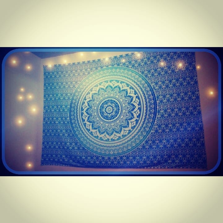 my new wall hanging, it's huge and super relaxing, which I totally need right now...now I just need more in the other rooms for when I have to leave my nest. ✨💫✨
amazon.com/HomeFairy-Blue…
#mandala #tapestry #wallhanging #peaceful #magic #faeriehouse #relax