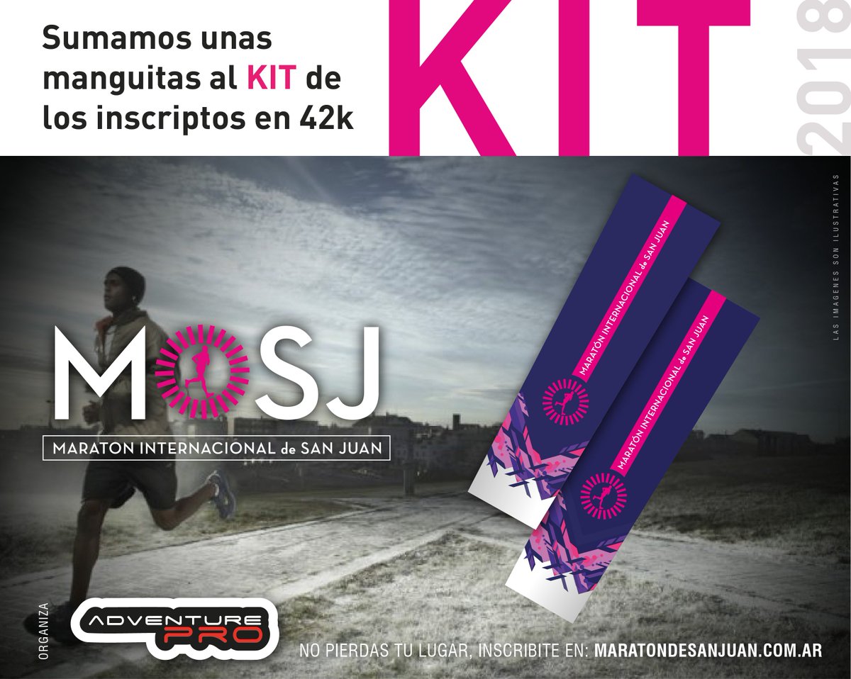 AdventureProSJ's tweet photo. Se siente se siente, la Maraton Internacional de San Juan cada vez más cerca.!!  😀 💪 🏃
Te presentamos la #remera y #Kitoficial de esta 3da. Edición.. 
¿Todavía no te anotaste? ¿Que estas esperando?
Inscribite en:
https://t.co/AFYwuRwvgX https://t.co/3Hhx70hMdh