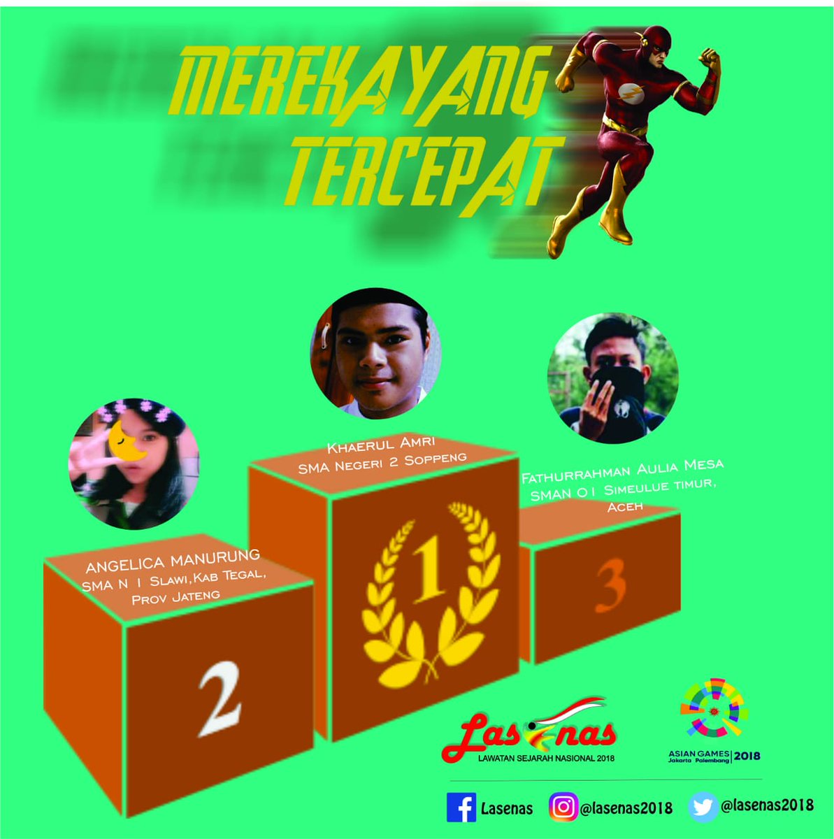 lasenas2018's tweet photo. Selamat Pagi untuk semua #sahabatlasenas, berikut mimin informasikan #sahabatlasenas yang mengirimkan testimoni TERCEPAT..!!! :D
Selamat untuk kalian yaa.. :)
. https://t.co/OkCDMcYJew