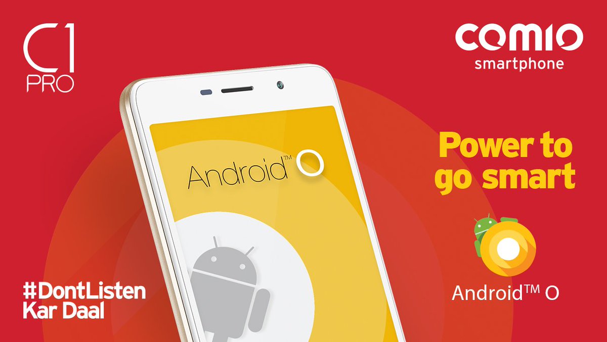 COMIO_IN's tweet photo. All new Comio C1 Pro smartphone let's you go smart with high speed complimented with latest OS which allows you to stay in trend
#DontListen Go Smart
Visit https://t.co/HHllgGUwzI to know more. https://t.co/FHmPtm97Yk