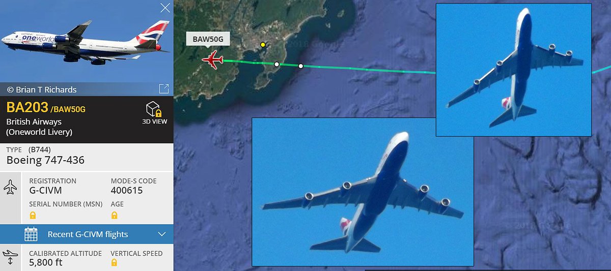 CapeAnnWeather's tweet photo. 7/8/2018 #BA203 #B744 [G-CIVM] 'Oneworld' Livery
#LHR > #BOS
Over #GloucesterMA, 26 miles to BOS.
#AvGeek #planespotting
@SeanMurphy747 @jumbo747pilot @Magsmeister23 @markparbhoo @ChristenDiane #CapeAnnWx #flightradar24 #boeing #britishairways https://t.co/fMDgx1kGw7