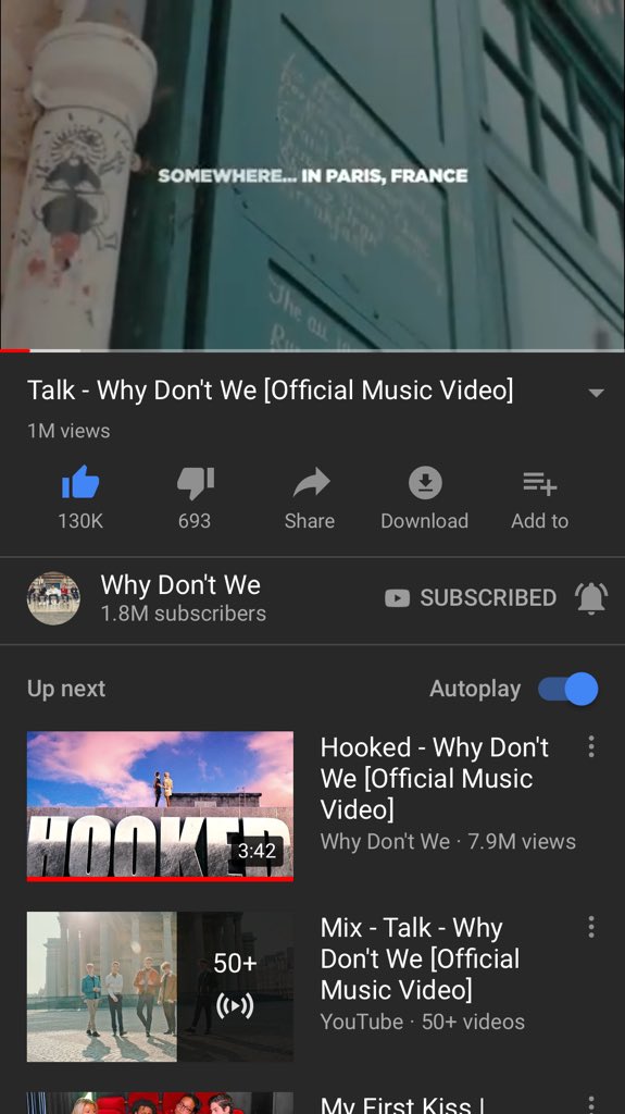 ItsReallyMe_Ha's tweet photo. WE GOT UP TO 1M VIEWS YAS
IT WASNโT IN 24 HOURS BUT IT WAS IN LESS THAN 48
IโM SO PROUD OF THIS CAUSE I KINDA STARTED IT.
#WDWTALK #WDWTalkVideo #TalkMusicVideo #positivelimelights #TALKTO1M
@SeaveyDaniel @JonahMarais @jackaverymusic @ImZachHerron @corbynbesson @whydontwemusic https://t.co/H3V9AwETga