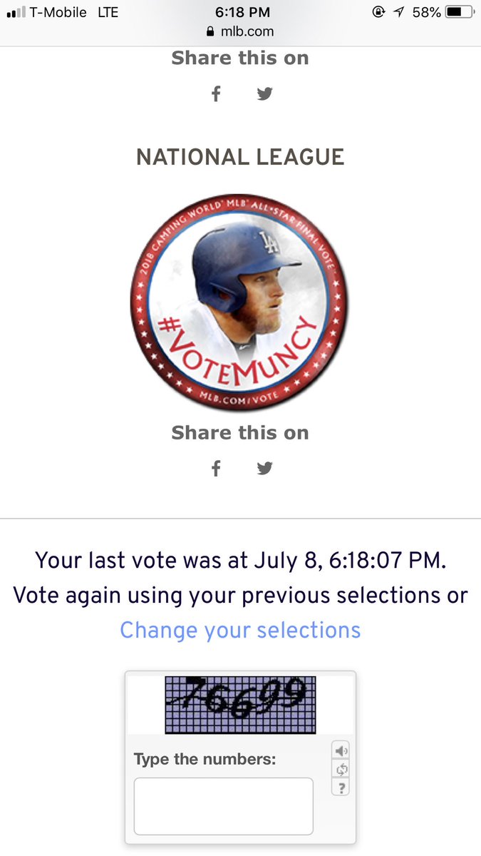 Ralfy212's tweet photo. @DodgerChick310 your move 🙈 #VoteStanton #VoteMuncy https://t.co/4Gwcszb4Ci